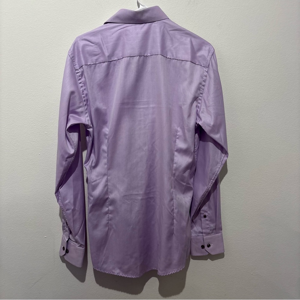 ETON Slim Purple Dress Shirt 15.5/39 - Picture 2 of 3